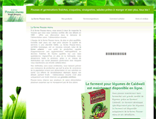 Tablet Screenshot of pousse-menu.com